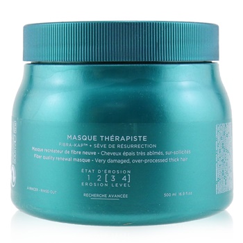 Kerastase Resistance Masque Therapiste Fiber Quality Renewal Masque For Very Damaged Over Processed Thick Hair The Beauty Club Shop Hair Care