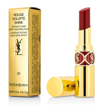 Yves Saint Laurent Rouge Volupte Shine - # 36 Rouge In Rock Makeup