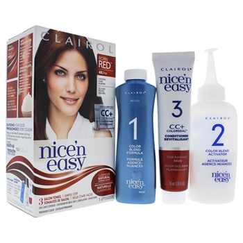 Clairol Nice N Easy Permanent Color 4r 112 Natural Dark Auburn Hair Color Hair Care