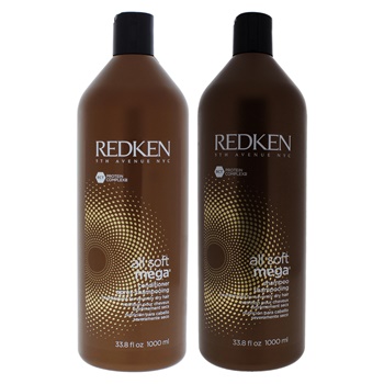 Redken All Soft Mega Shampoo And Conditioner Kit 33 8oz Shampoo 33 8 Conditioner The Beauty Club Shop Hair Care