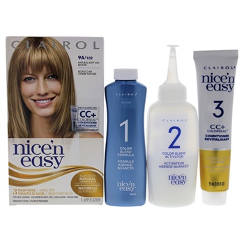 Clairol Nice N Easy Permanent Color 102 Natural Light Ash Blonde