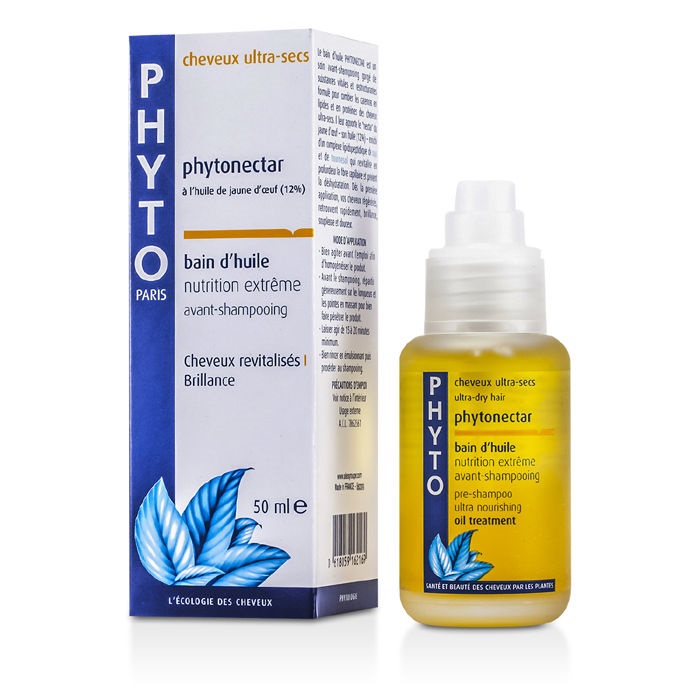 Phyto Phytonectar Ultra Nourishing Oil Treatment - Pre-Shampoo (For Ultra-Dry Hair) | The Beauty Club™ | Hair Care