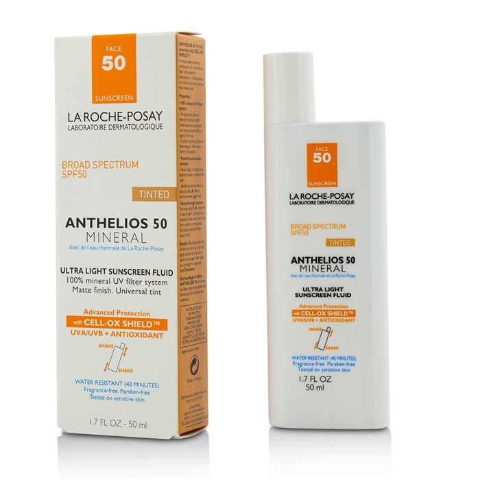 La Roche Posay Anthelios 50 Mineral Tinted Ultra Light Sunscreen Fluid 