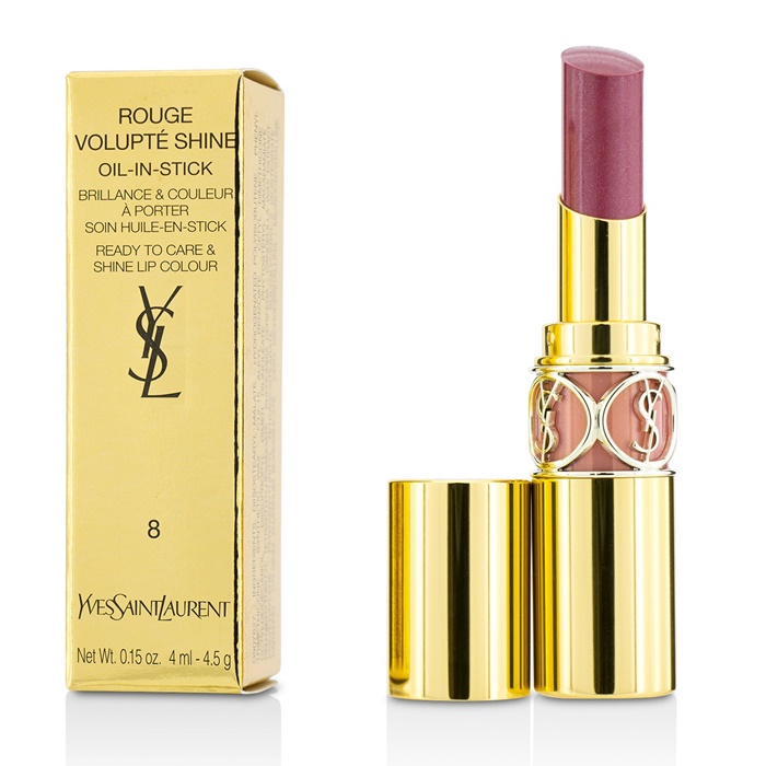 ysl rouge volupte shine 8 pink in confidence