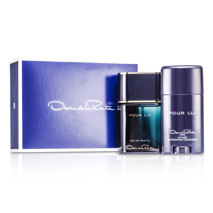 Oscar De La Renta Pour Lui Coffret: EDT 90ml/3oz + Deodorant Stick 75ml/2.5oz | The Beauty Club™ | Shop Men's Fragrance