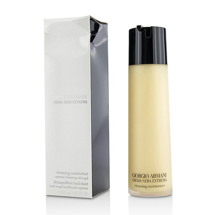 giorgio armani crema nera extrema cleansing moisturizer