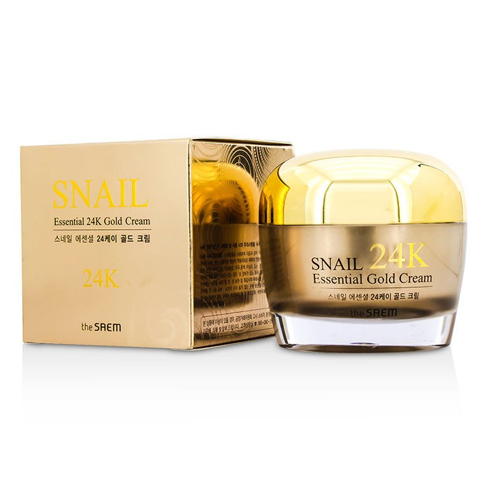 The Saem Snail Essential 24K Gold Cream | The Beauty Club™ | Shop Skincare