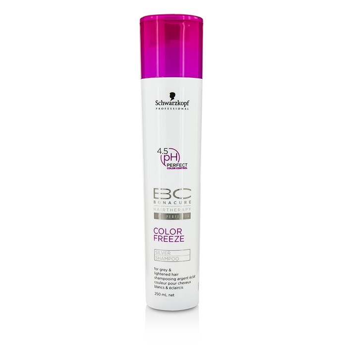 Schwarzkopf Bc Color Freeze Ph 45 Silver Shampoo For Grey And Lightened 