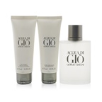 Giorgio Armani Acqua Di Gio Coffret: EDT Spray 100ml/3.4oz + All Over Body Shampoo 75ml/2.5oz + After Shave Balm 75ml/2.5oz (Unboxed)