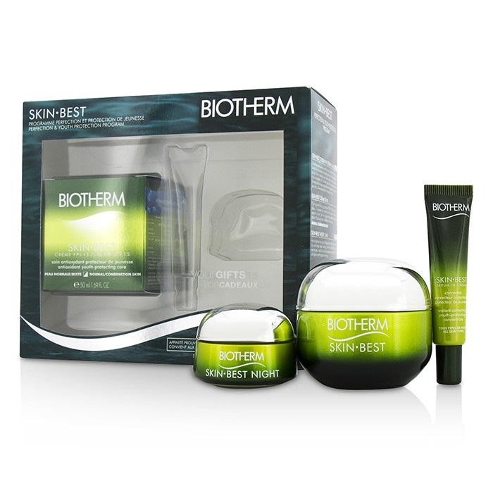 Набор крем сыворотка. Biotherm массажер.