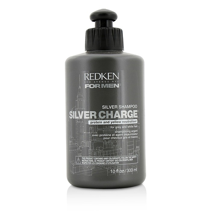 Redken Men Silver Charge Silver Shampoo For Grey And White Hair The 