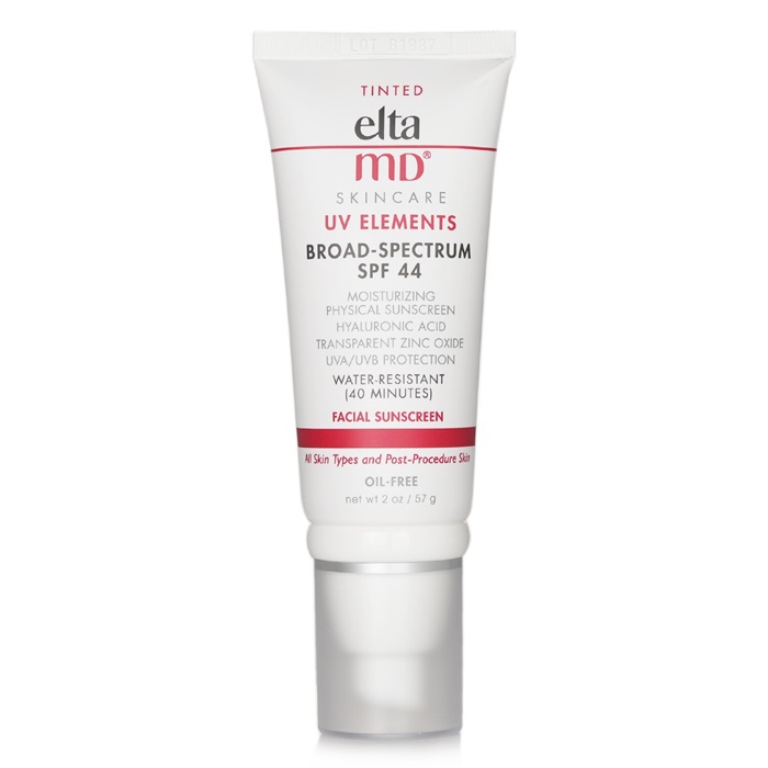 EltaMD UV Elements Moisturizing Physical Tinted Facial Sunscreen SPF 44 - For All Skin Types & Post-Procedure Skin