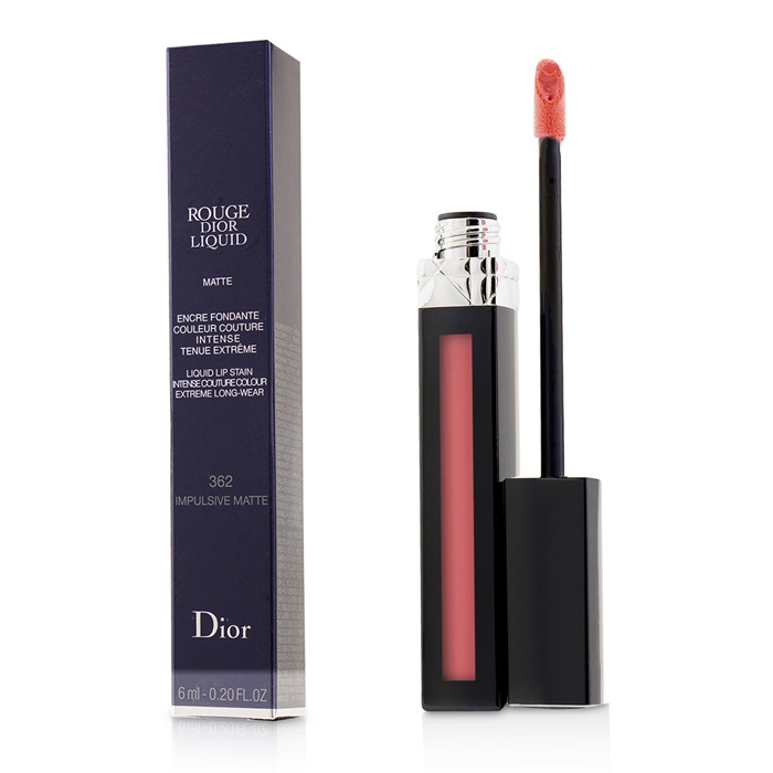 Details About New Christian Dior Rouge Dior Liquid Lip Stain 362 Impulse Matte Coral