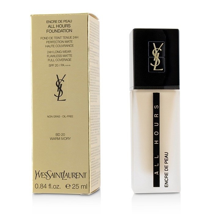 Yves Saint Laurent All Hours Foundation SPF 20 - # BD20 Warm Ivory ...