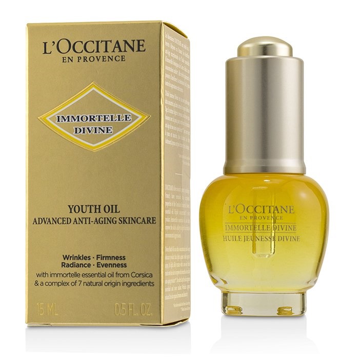 L'Occitane Immortelle Divine Youth Oil | The Beauty Club™ | Shop Skincare