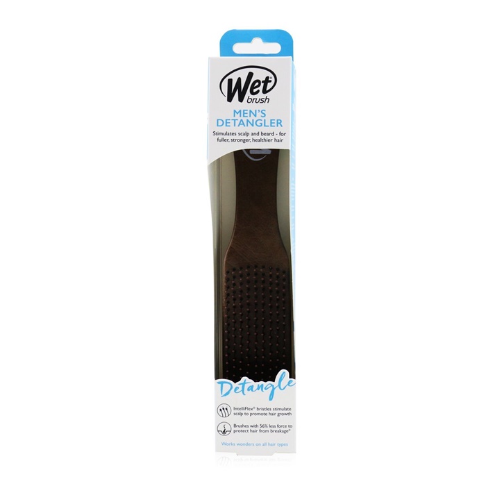 Wet Brush Men's Detangler Leather - # Brown