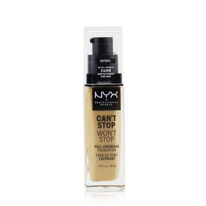 NYX Can't Stop Won't Stop Full Coverage Foundation - # Natural | The ...