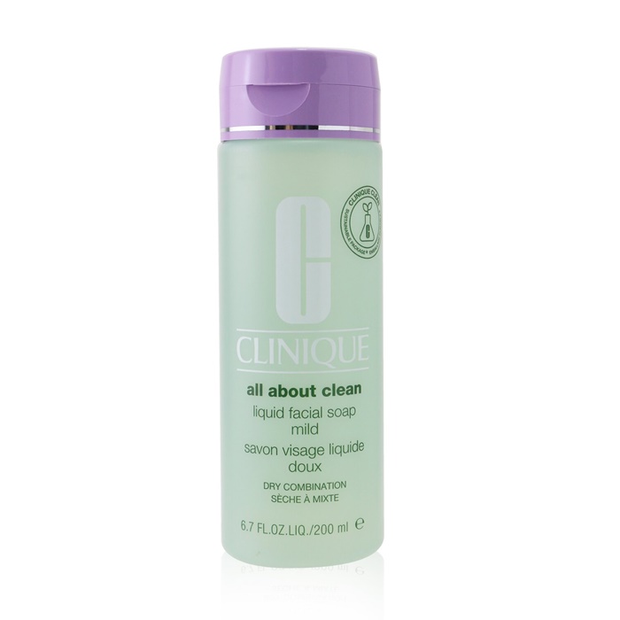 NEW Clinique All About Clean Liquid Facial Soap Mild - Dry Combination ...