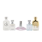 Calvin Klein Deluxe Fragrance Travel Collection: CK One EDT 10ml + CK One Gold EDT 10ml + Eternity EDP 5ml + Eternity Air EDP 5ml + Euphoria EDP 4ml (Box Slightly Damaged)