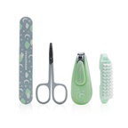 Tweezerman Baby Manicure Kit (Nail Clipper + Nail Scissors + Nail File + Brush)