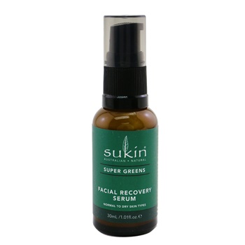 Sukin Super Greens Facial Recovery Serum (Normal To Dry Skin Types)
