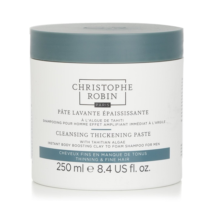 Christophe Robin Cleansing Thickening Paste with Tahitian Algae For Men  (Instant Body Boosting Clay to Foam Shampoo) - Thinning & Fine Hair | The  Beauty Club™ | Shop Hair Care