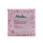 Melvita Rose Petals & Acacia Honey Soap