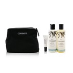 Cowshed Relax Calming Essentials Set: Natural Lip Balm 5ml+ Bath & Shower Gel 100ml+ Body Lotion 100ml+ Bag