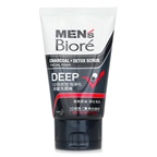 Biore Men's Charcoal x Detox Scrub Facial Foam Deep (with Iron Oxides)