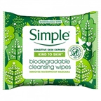 Simple Simple Kind To Skin Biodegradable Cleansing Wipes 25 pack