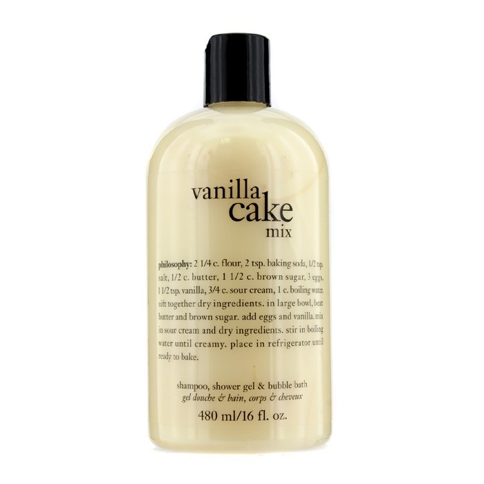 Philosophy Vanilla Cake Mix Shampoo, Shower Gel & Bubble Bath