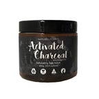 Clover Fields Natures Gifts Activated Charcoal with Coconut Oil Exfoliating Salt Scrub