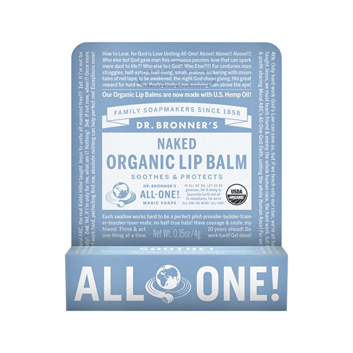 Dr. Bronner's Organic Lip Balm Hang Sell Naked