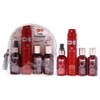 CHI Rose Hip Color Protection Kit 2oz Rose Hip Oil Repair and Shine Leave-In Tonic, 2oz Rose Hip Oil Protecting Shampoo, 2oz Rose Hip Oil Protecting Conditioner, 2.6oz Iron Guard 44 Style and Stay Firm Ho