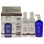 Nutri-Ox Extremely Thin Chemically Treated Hair Starter Kit 6oz Shampoo Chemically-Treated, 6oz Conditioner Chemically-Treated, 4oz Treatment for First Signs Noticeably Thin Chemically-Treated