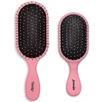 NuWay 4Hair Vanity And Junior Pro Brush Set - Pink Hair Brush