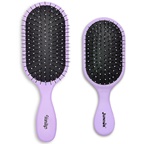 NuWay 4Hair Vanity And Junior Pro Brush Set - Purple Hair Brush