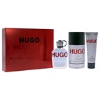 Hugo Boss Hugo 4.2oz EDT Spray, 2.4oz Deodorant Stick, 1.6oz Shower Gel