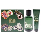 Dsquared2 Green Wood 3.4oz EDT Spray, 5.0oz Bath and Shower Gel