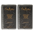 Shea Moisture African Black Soap Bar Acne Prone & Troubled Skin - Pack of 2 Bar Soap