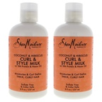 Shea Moisture Coconut & Hibiscus Curl & Style Milk - Pack of 2 Cream