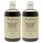 Shea Moisture Jamaican Black Castor Oil Strengthen, Grow And Restore Shampoo - Pack of 2