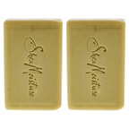 Shea Moisture Organic Raw Shea Butter Soap Anti-Aging Face & Body - Pack of 2 Bar Soap