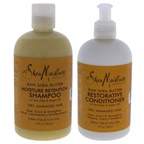 Shea Moisture Raw Shea Butter Moisture Retention Shampoo Duo Shampoo and Restorative Conditioner