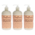 Shea Moisture Coconut and Hibiscus Curl Shine Conditioner - Pack of 3