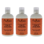 Shea Moisture Coconut and Hibiscus Curl Style Milk - Pack of 3 Cream