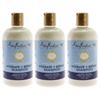 Shea Moisture Manuka Honey and Yogurt Hydrate Plus Repair Shampoo - Pack of 3