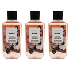 Bath and Body Works Rose Shea and Vitamin E - Pack of 3 Shower Gel
