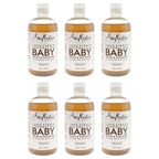 Shea Moisture 100 Percent Virgin Coconut Oil Baby Wash and Shampoo - Pack of 6 Body Wash