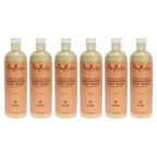 Shea Moisture Coconut and Hibiscus Shea Butter Wash Brightening and Toning - Pack of 6 Body Wash
